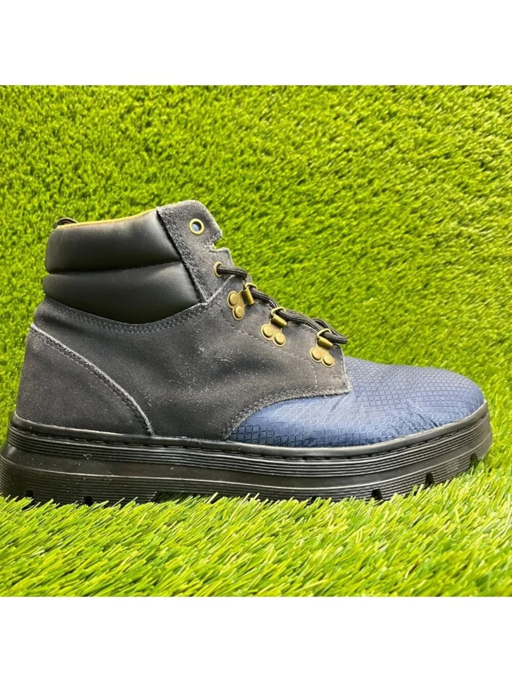 Dr. Martens Rakim Utility Mens Size 12 Blue Black Classic Outdoor Chukka Boots